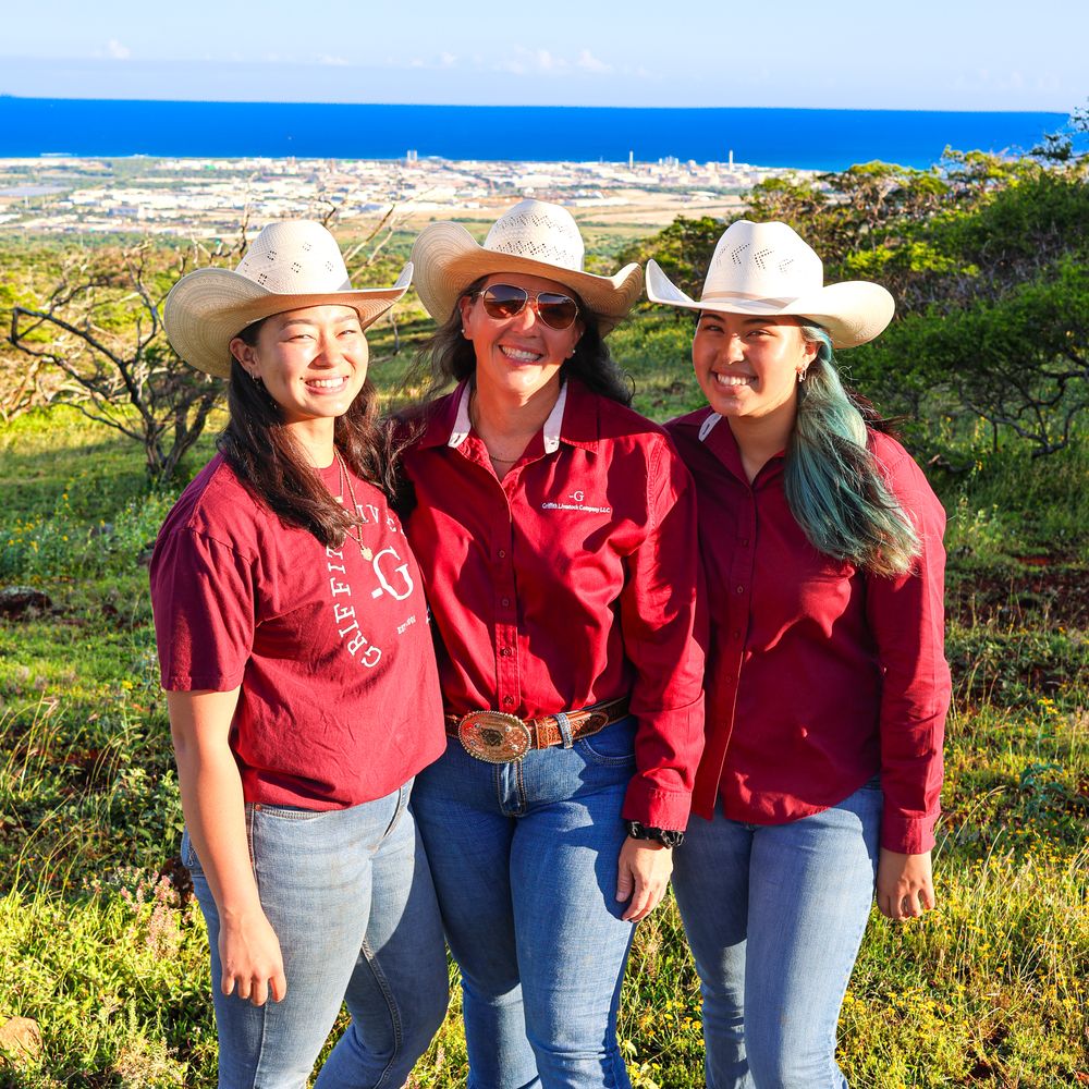 The Griffith ʻohana on the ranch